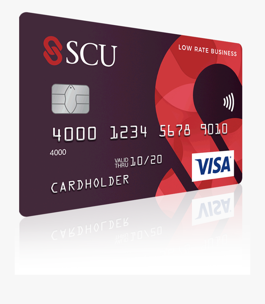 Scu Collabria Low Rate Visa* Business Card - Visa, Transparent Clipart