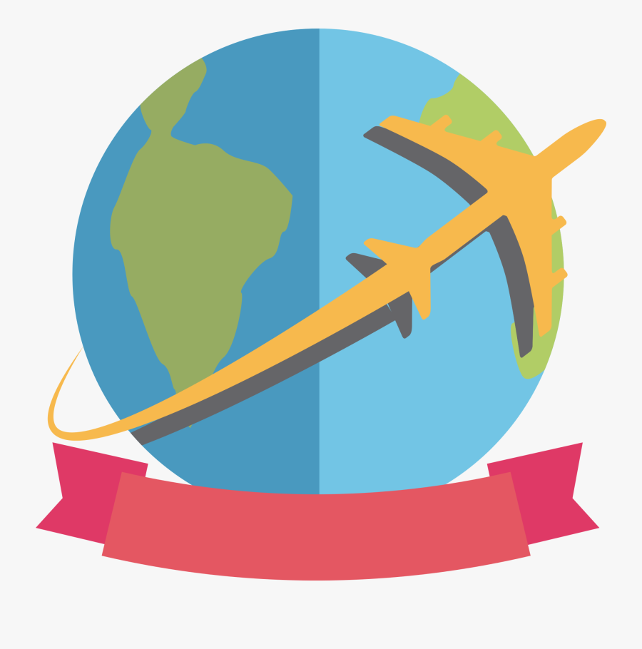 Logo Pesawat Keliling Dunia, Transparent Clipart
