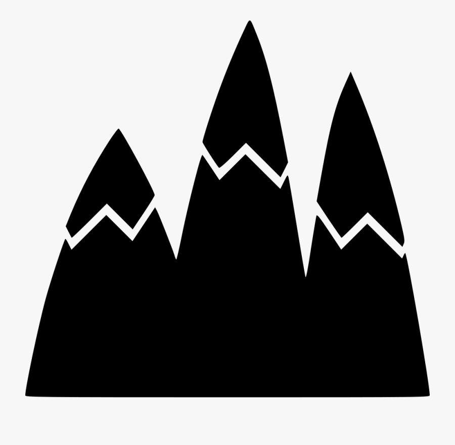 Ice Top Mountain - Triangle, Transparent Clipart