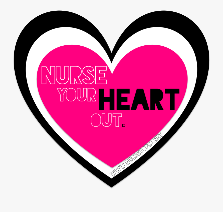 Nursing Student Finest Beautiful - Heart, Transparent Clipart