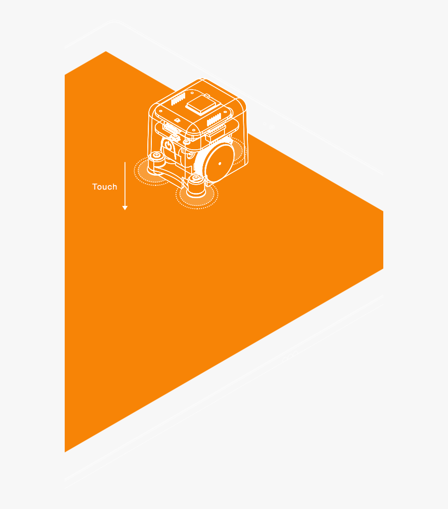 By Touching The Screen With 3 Legs, Tabo Can Inform, Transparent Clipart