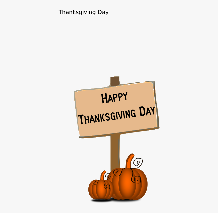 Clipart - Thank - Small Pictures Of Thanksgiving, Transparent Clipart
