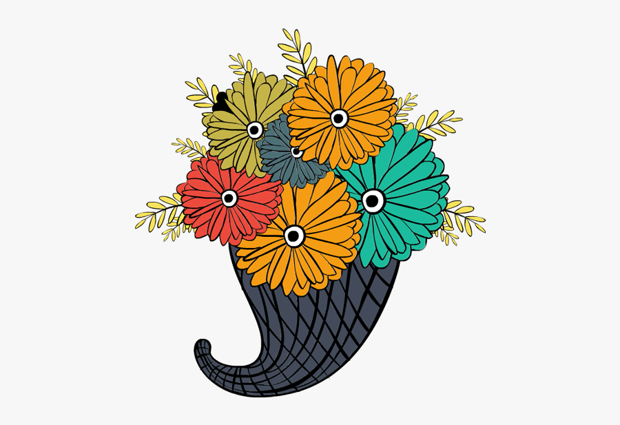 Thanks Clipart Bouquet - Thanksgiving Flowers Png, Transparent Clipart