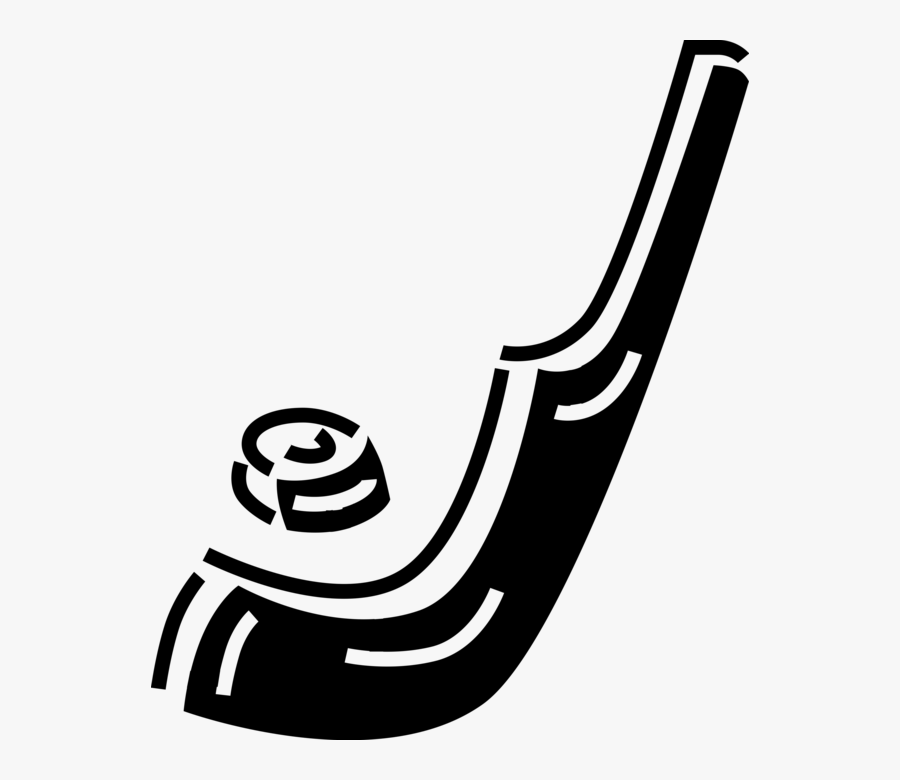 Vector Illustration Of Sport Of Ice Hockey Goalie Stick, Transparent Clipart