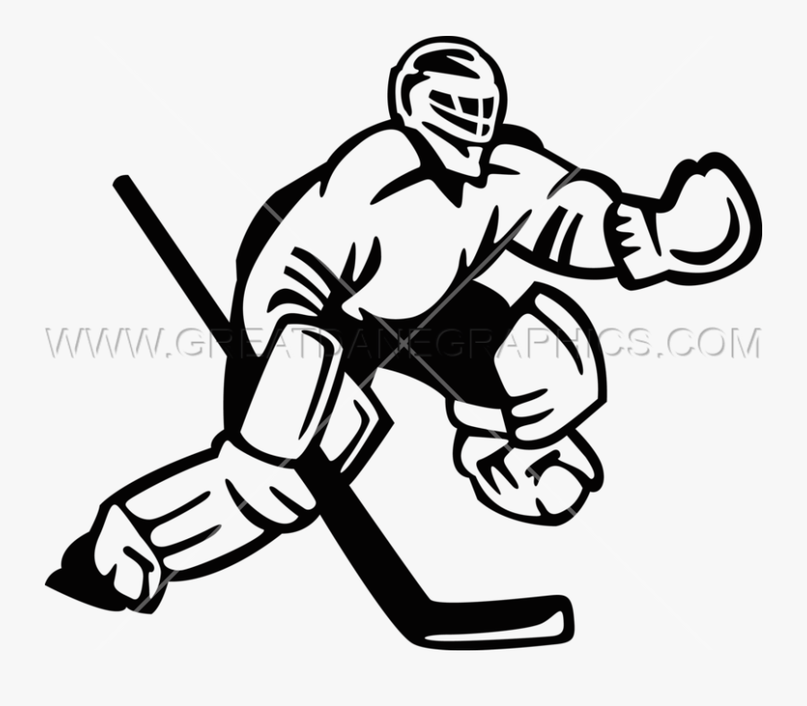 Goalie Production Ready Artwork - Hockey Goalie Clipart, Transparent Clipart