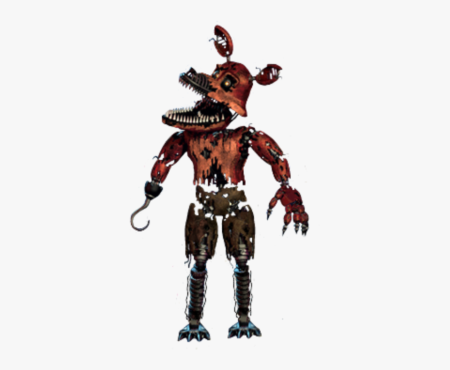 Nightmare Foxy Five Nights At Freddy's 4 , Free Transparent Clipart - ...