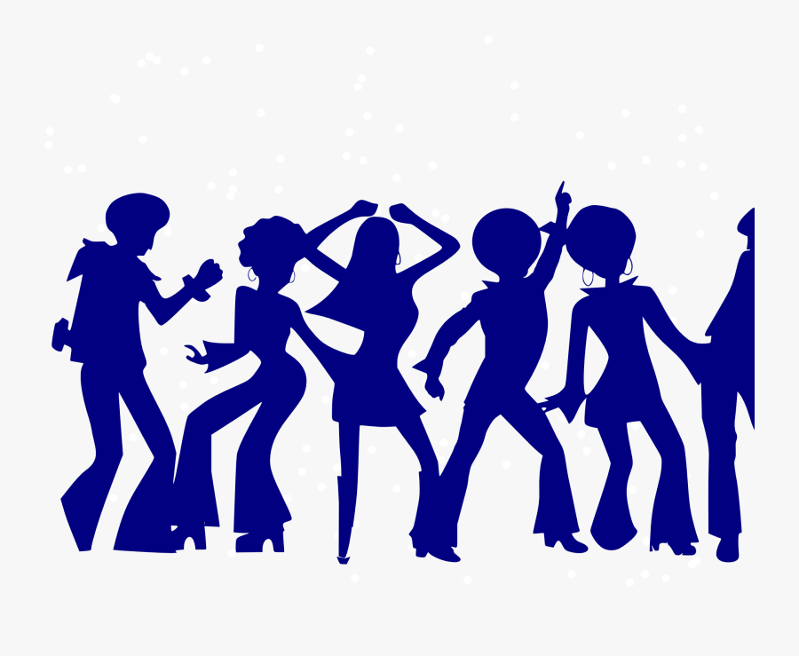 Drawing Of People Dancing - Disco Dancers Png, Transparent Clipart