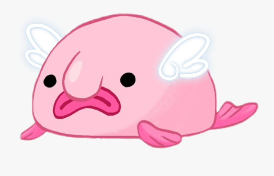 Cute Blobfish - Blobby Blobfish, Transparent Clipart