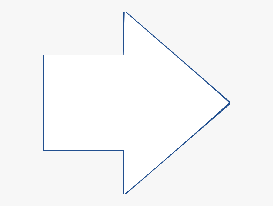 White Arrow Png - Electric Blue, Transparent Clipart