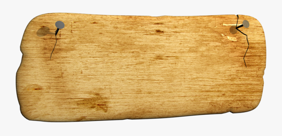 Wooden Plank Png - Wooden Plank Sign Png, Transparent Clipart