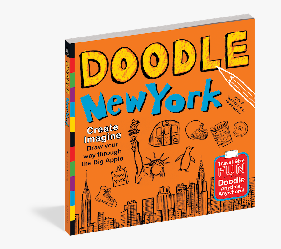 Doodle New York Book - Poster, Transparent Clipart