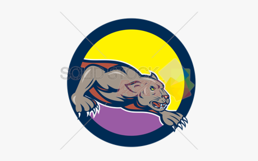 Panther Clipart Profile - Illustration, Transparent Clipart