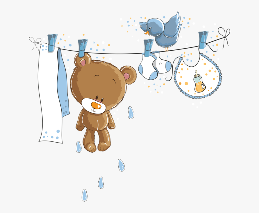 X Kb Iris - Tendedero Baby Shower Niño Png, Transparent Clipart