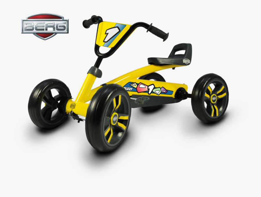 Transparent Go Kart Png - Berg Yellow Go Kart, Transparent Clipart