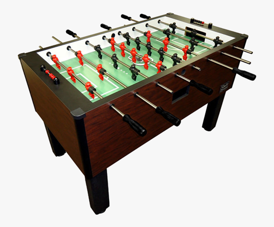 3 Goalie Foosball Table , Png Download - Foosball Table Setup, Transparent Clipart