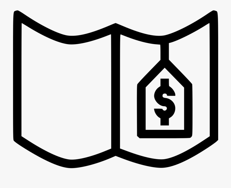 Book Cost Price Tag Dollar Expenses Expenditure Png - Icon, Transparent Clipart