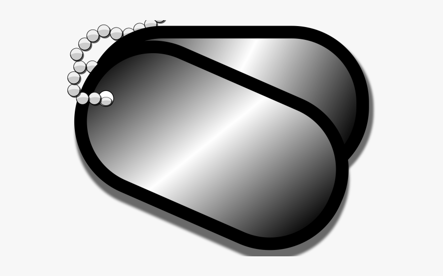 Jack Military Dog Tags, Transparent Clipart