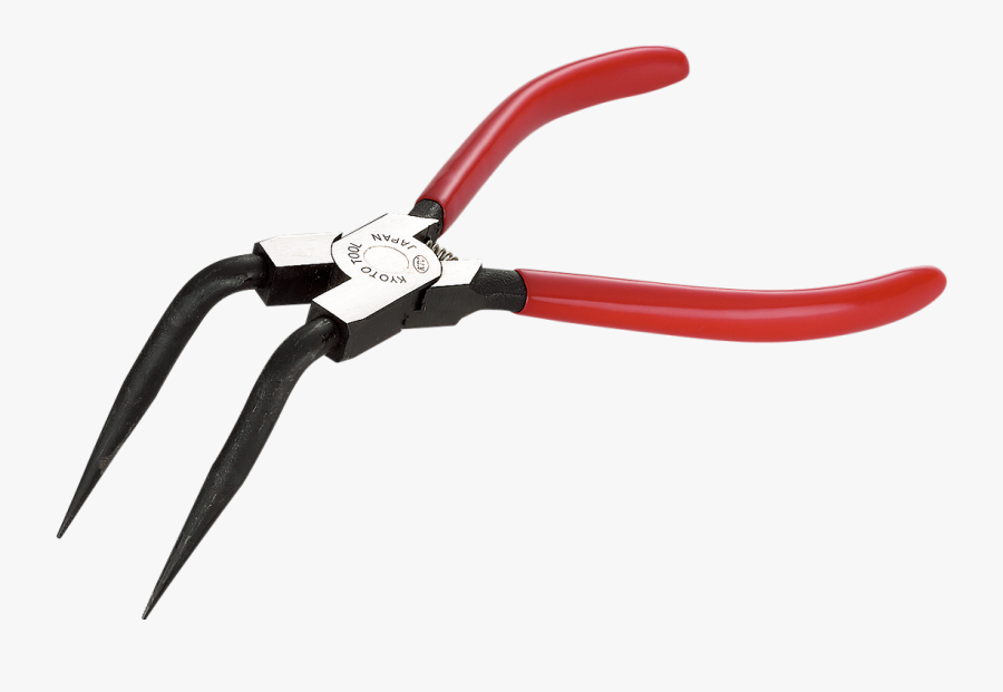 Graphic Library Stock Bent Internal Snap Ring - Съемник Для Внутренних Стопорных Колец, Transparent Clipart