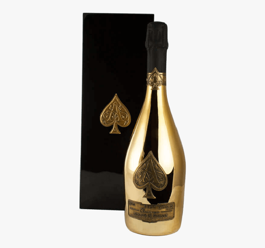 Armand De Brignac Brut - Plan B Ace Of Spades Bottle, Transparent Clipart