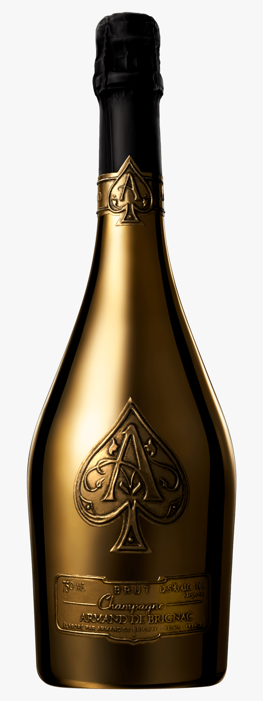 Brut Gold Armand De - Armand De Brignac Png, Transparent Clipart