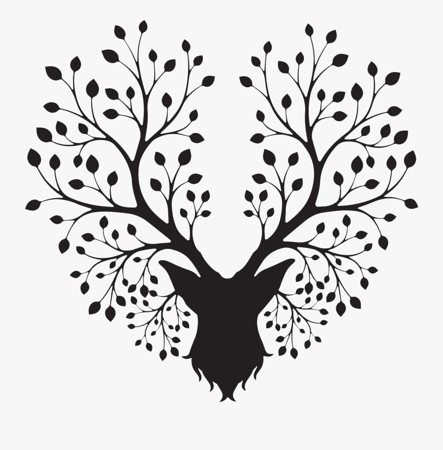 Sloane Home - Lone Stag Spirit Logo, Transparent Clipart