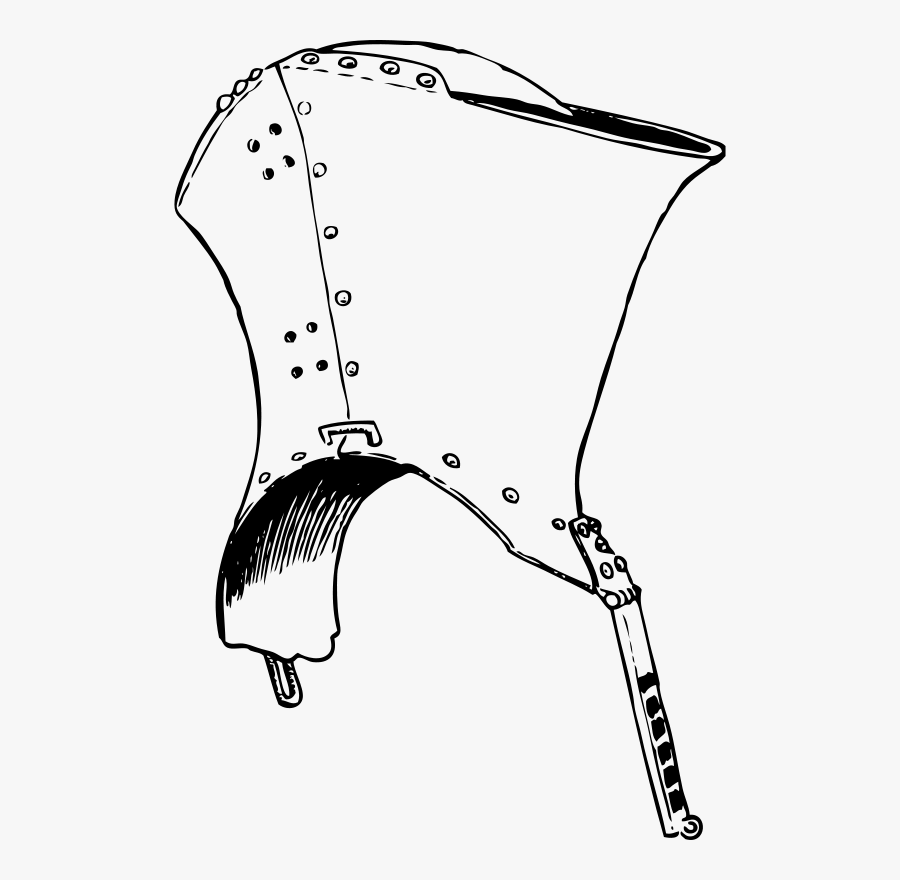 Monochrome Photography,artwork,shoe - Knight Helmet, Transparent Clipart