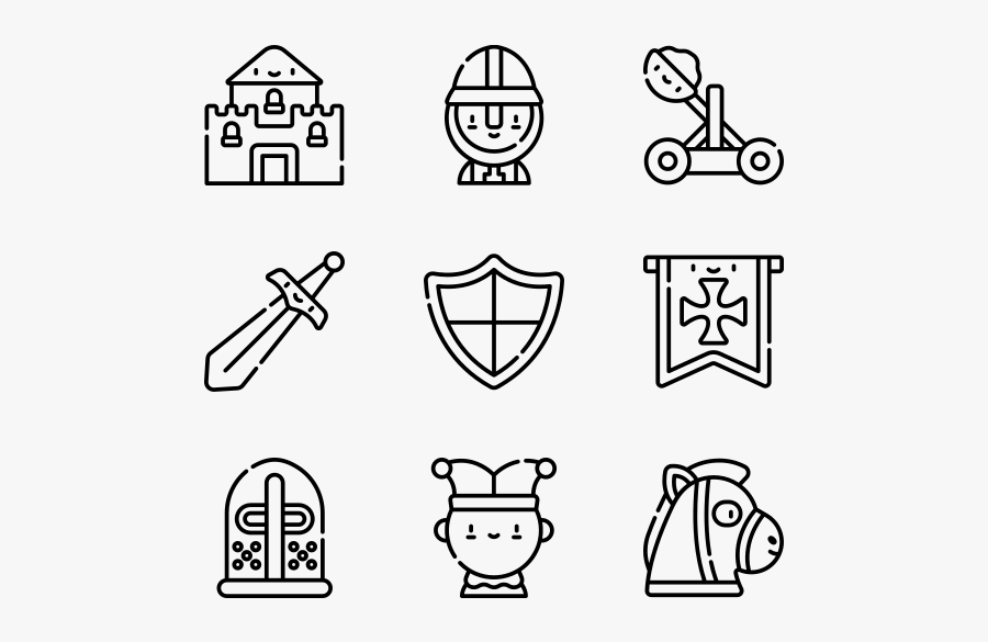 Medieval - Icono Hobbies Png, Transparent Clipart