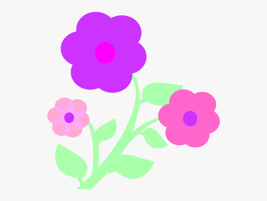 Transparent Pastel Flower Clipart - Pastel Flowers Clip Art Transparent, Transparent Clipart