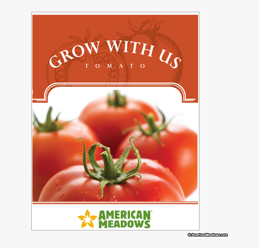 Transparent Vintage Seed Packets Clipart - Plum Tomato, Transparent Clipart