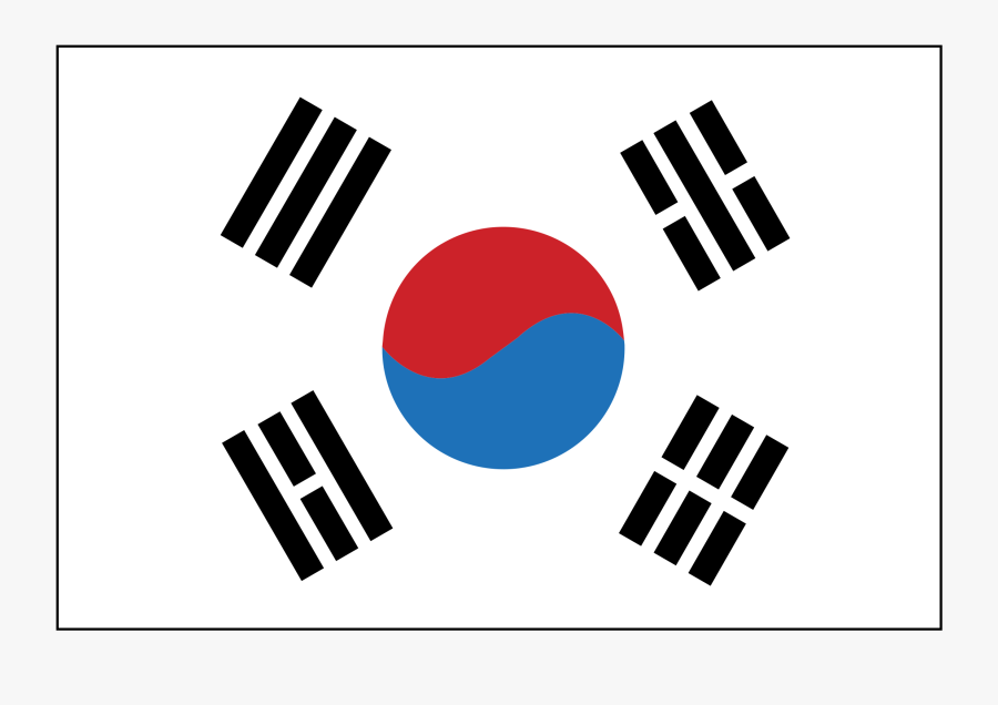 Logo South Korea Flag, Transparent Clipart