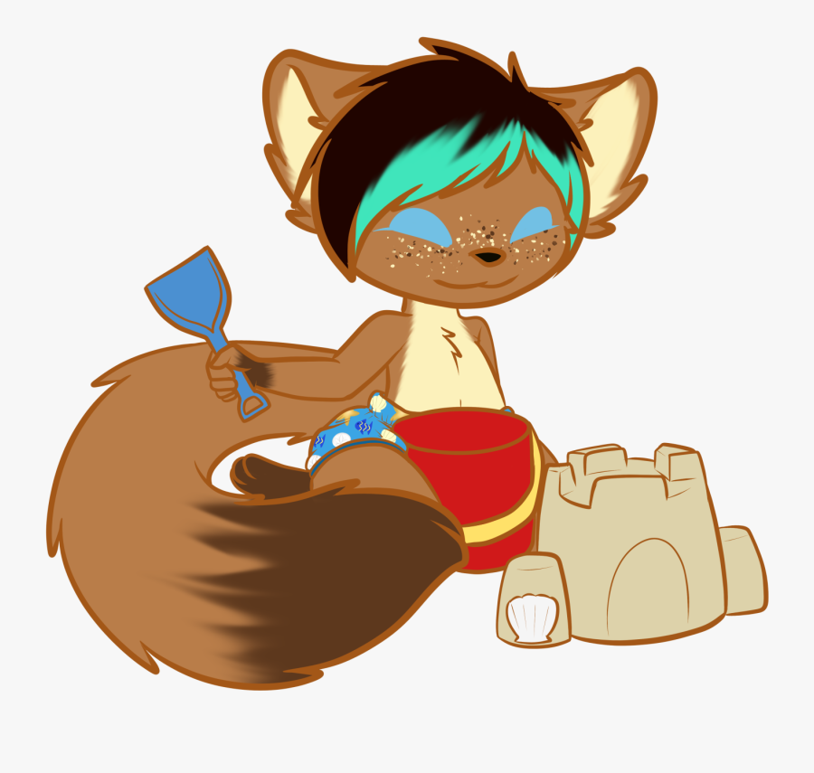 [ych] Sandcastle - Cartoon, Transparent Clipart