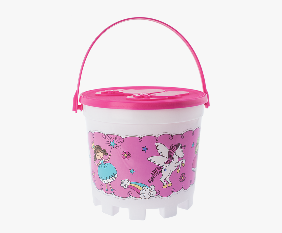 32oz Sand Castle Bucket - Lid, Transparent Clipart