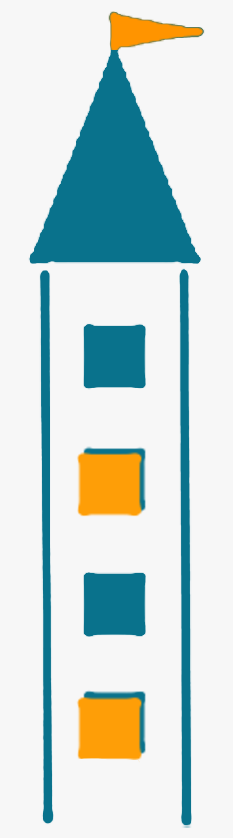 Sand Castles Tower Background - Colorfulness, Transparent Clipart