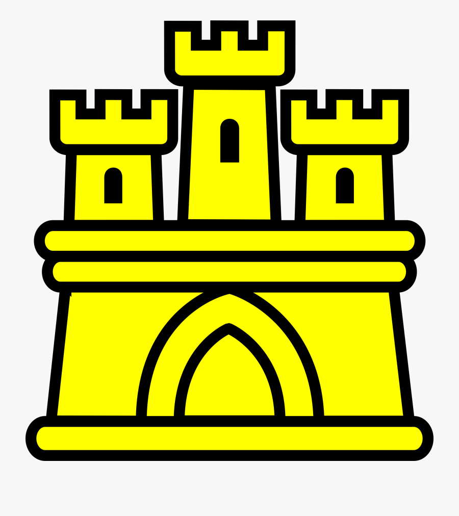 Clipart Castle - Coat Of Arms Castle, Transparent Clipart