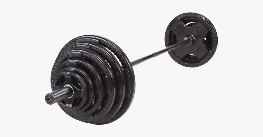 Rubber Grip Weight Set - Body Solid Barbell Set, Transparent Clipart