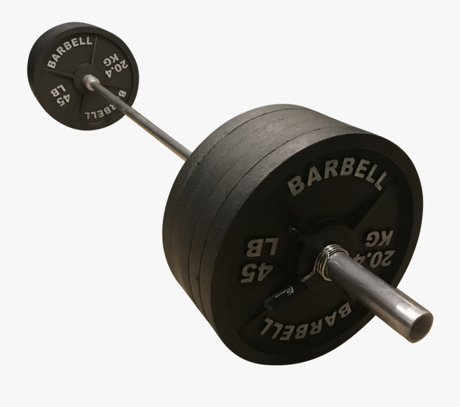 Fake Barbell, Fake Bar, Fake Weights, Props, Fitness - Weightlifting, Transparent Clipart
