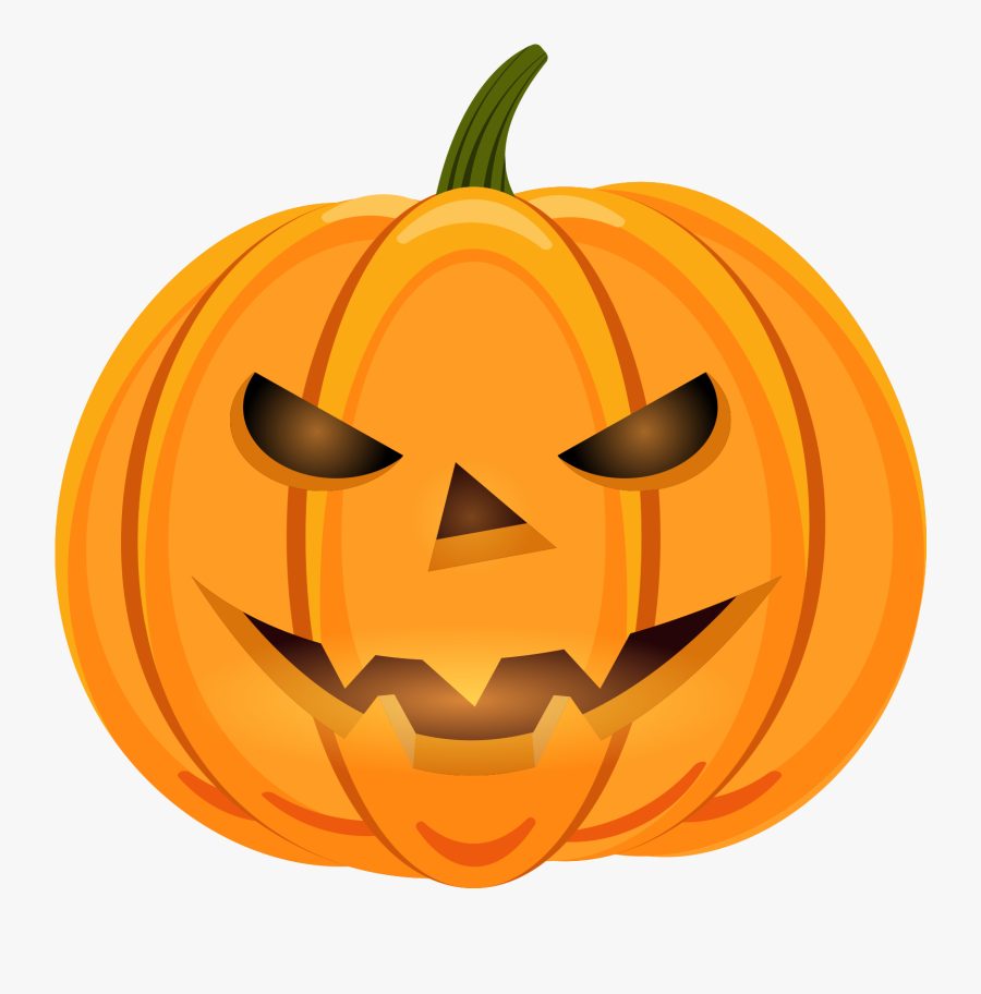 Cartoon Halloween Pumpkin, Transparent Clipart