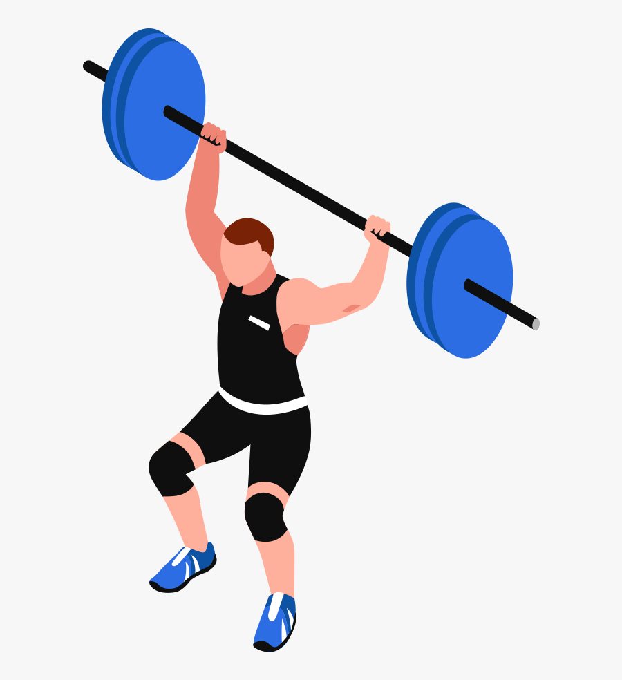 Powerlifting, Transparent Clipart