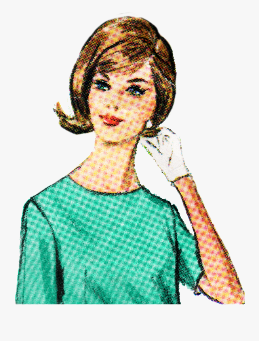 Png Clipart Vintage Lady, Transparent Clipart