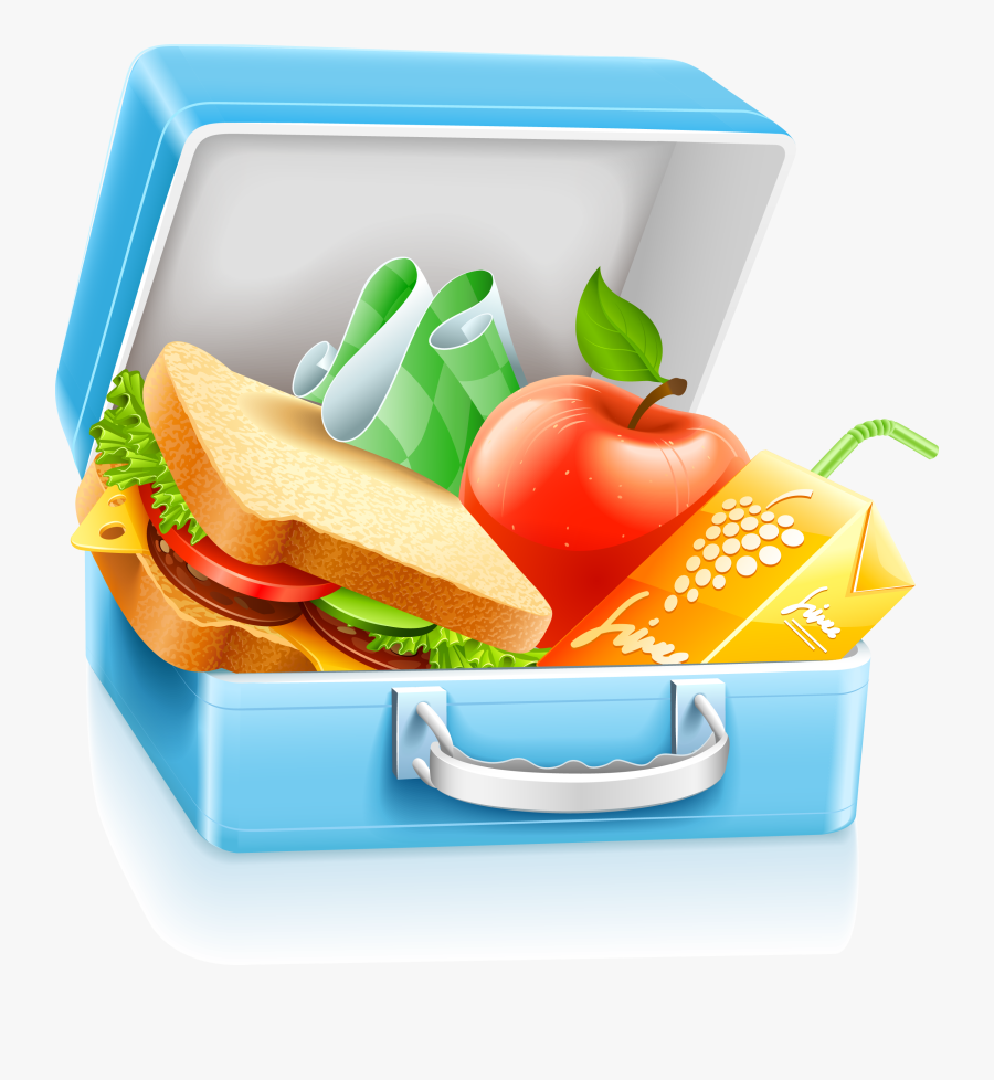 Clip Art Lunchbox School Meal Box - School Lunch Box Png, Transparent Clipart