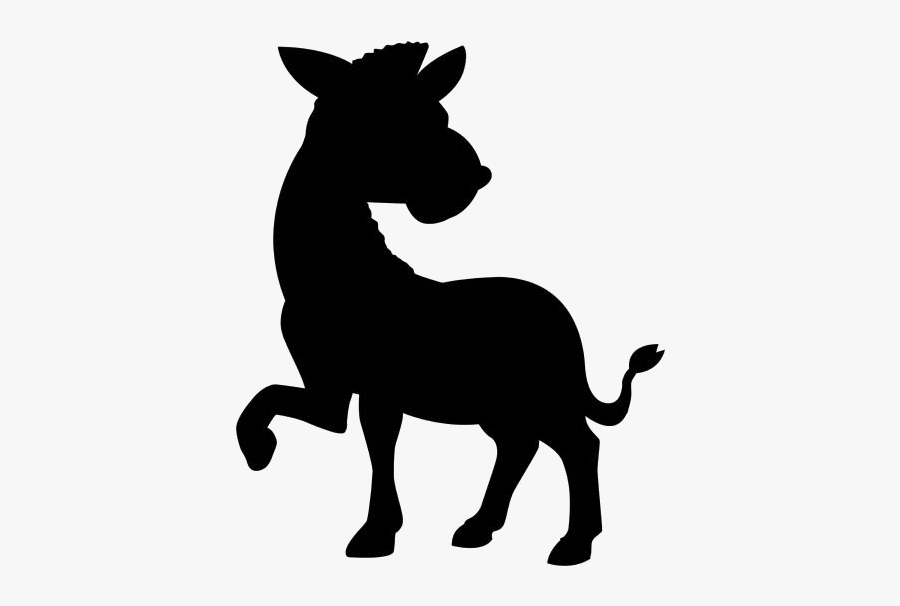 Zebra Clipart Png Black And White - Mane, Transparent Clipart