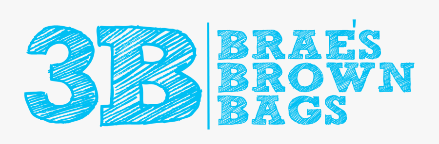 3b Braeden Brown Bag Logo - 3 B Logo, Transparent Clipart