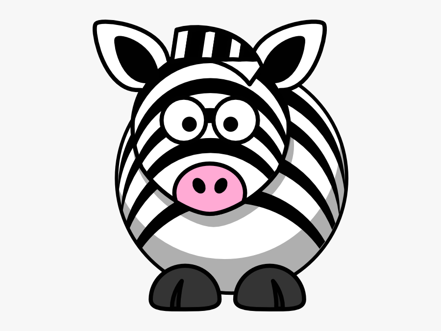 Cartoon Clipart Zebra, Transparent Clipart