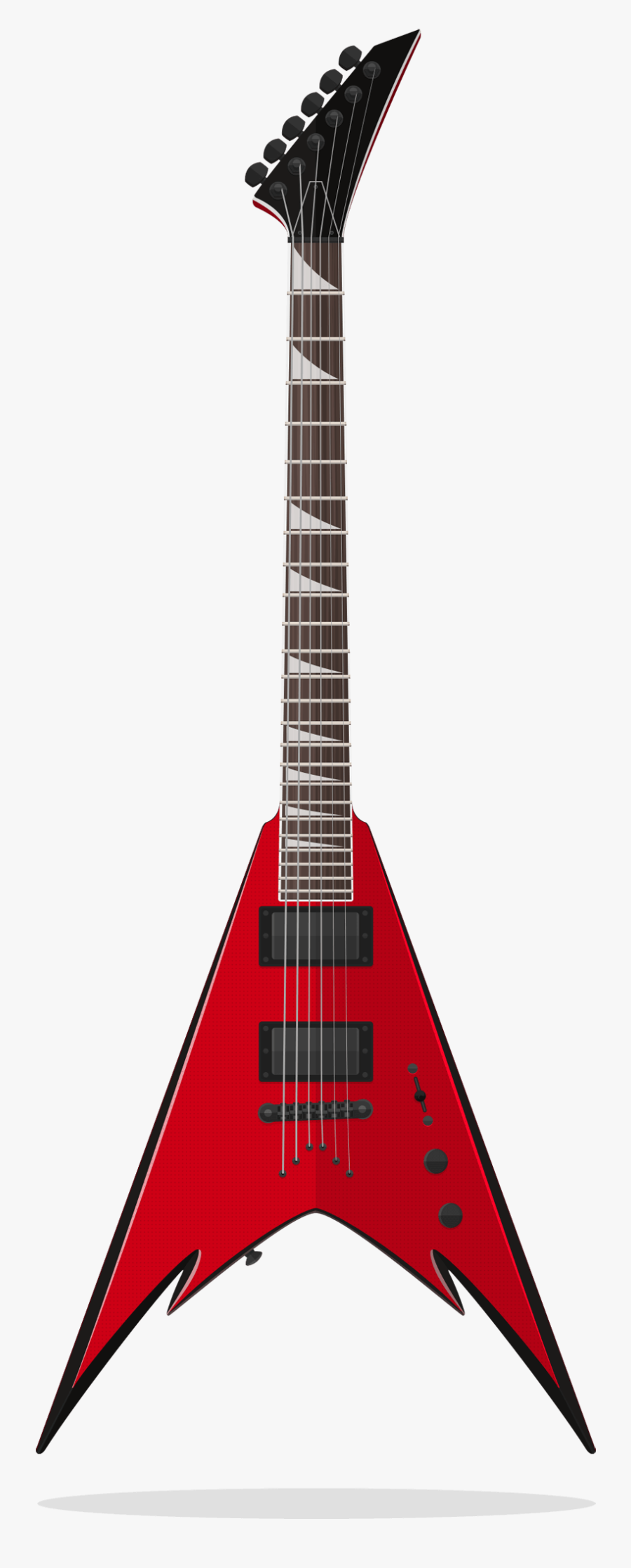 Jackson Pdxt King V - Jackson Kvxt Burnt Cherry Sunburst, Transparent Clipart