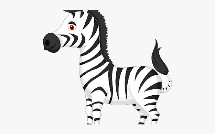 Transparent Zebra Cartoon, Transparent Clipart