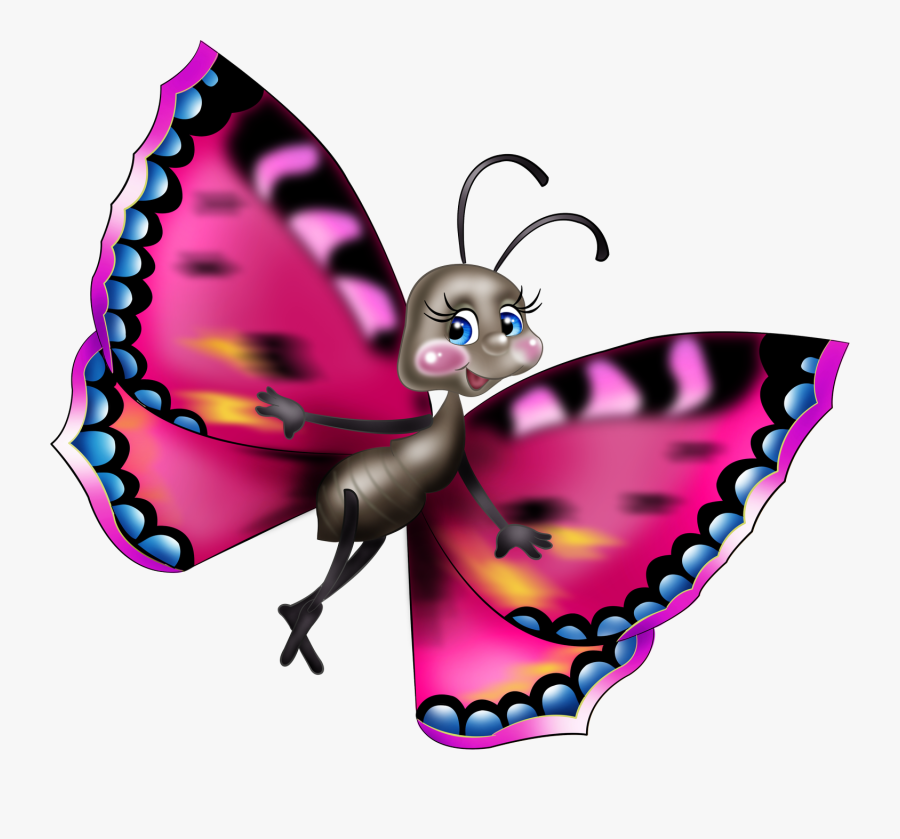 Clipart Butterfly Zebra - Animated Butterfly Gif Png Clipart, Transparent Clipart