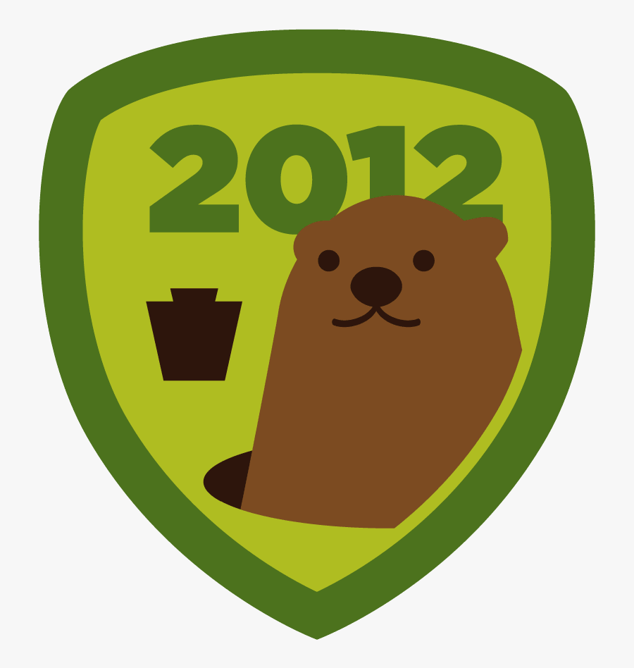 Groundhog Day Badge - Groundhog Day 2012, Transparent Clipart