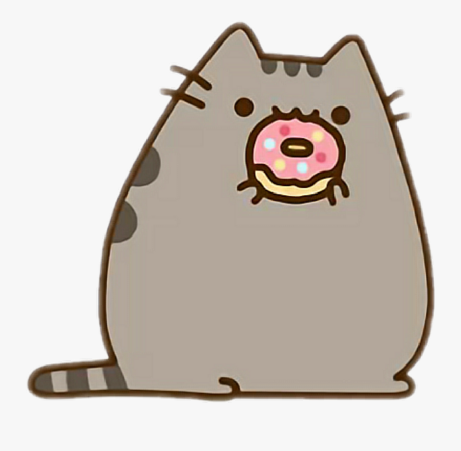 #pusheen #donut🍩 #cute - Kawaii Pusheen, Transparent Clipart