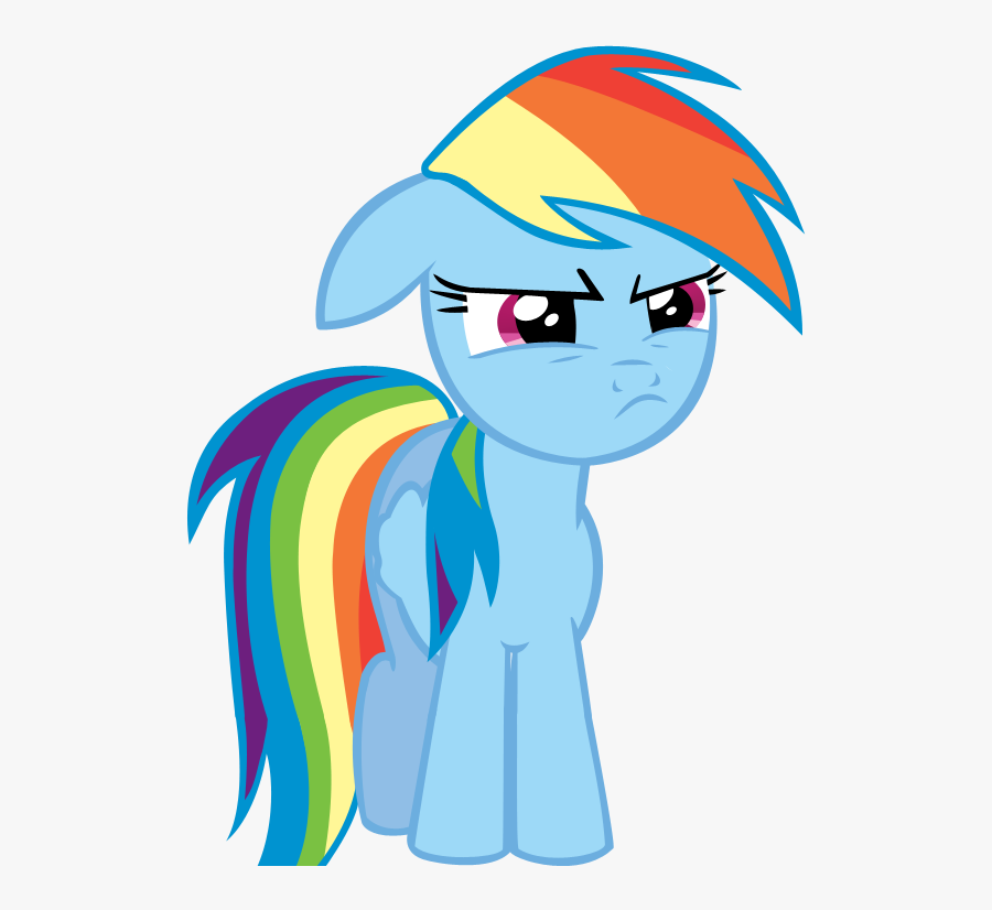 That"s Why My Jaw Is In Pain No Wisdom Teeth - Rainbow Dash Mad Png, Transparent Clipart