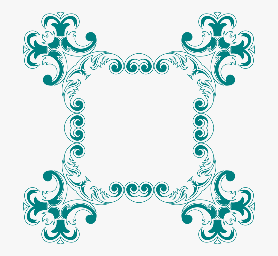 Floral Design Flower Vintage Floral Ornament Computer - Ornament Png Frame Vintage, Transparent Clipart